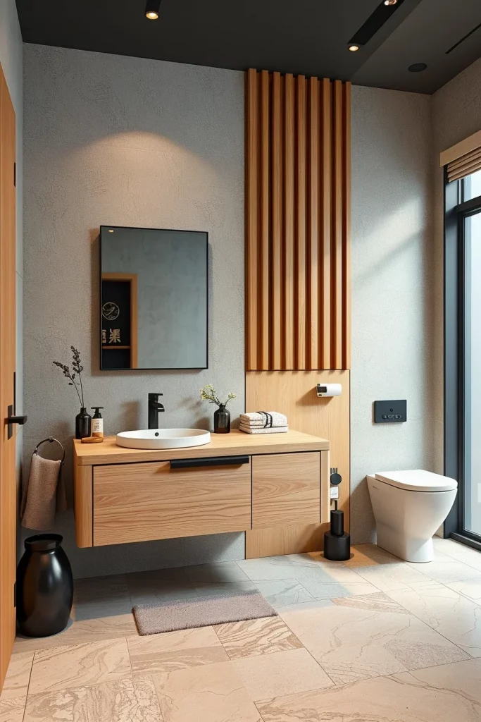 58 Japandi Bathroom Ideas To Create A Calm And Timeless Space