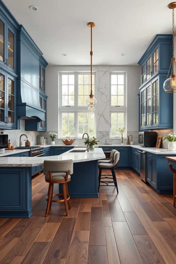 55 Blue Kitchen Cabinet Color Ideas for a Beautiful and Stylish Kitchen