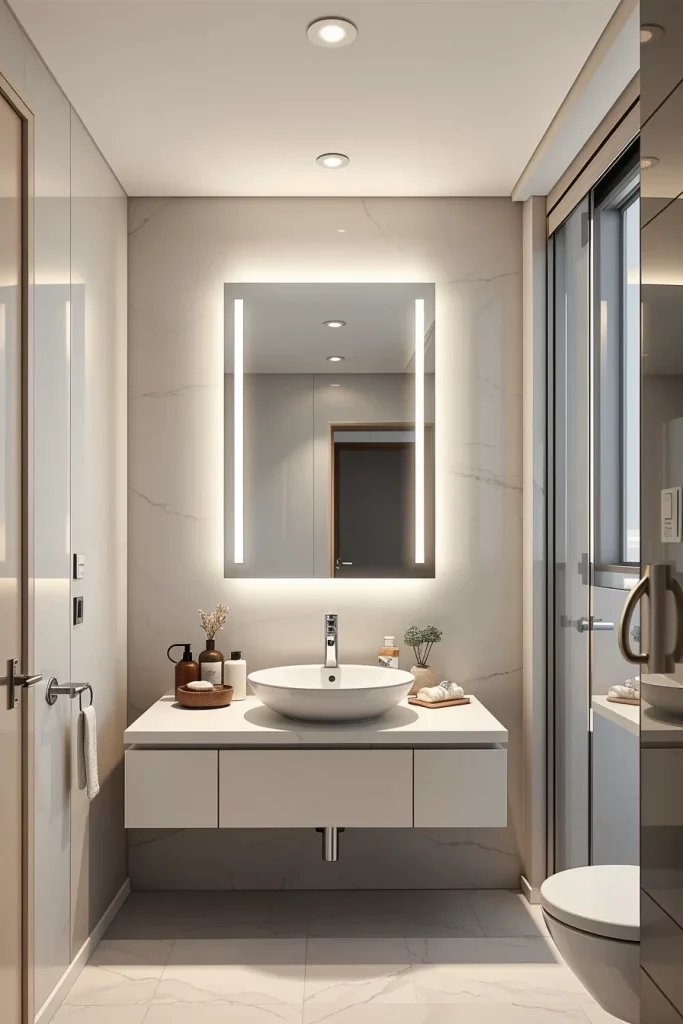 51 Space-Saving Bathroom Ideas To Maximize Style And Storage
