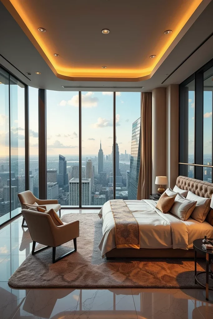 59 Luxury Penthouse Bedroom Ideas For A Sophisticated And Elegant Retreat
