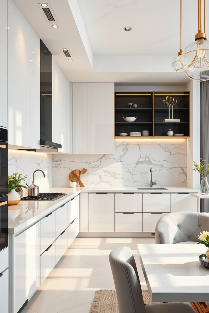 58 High Gloss Kitchen Ideas For A Sleek And Modern Home
