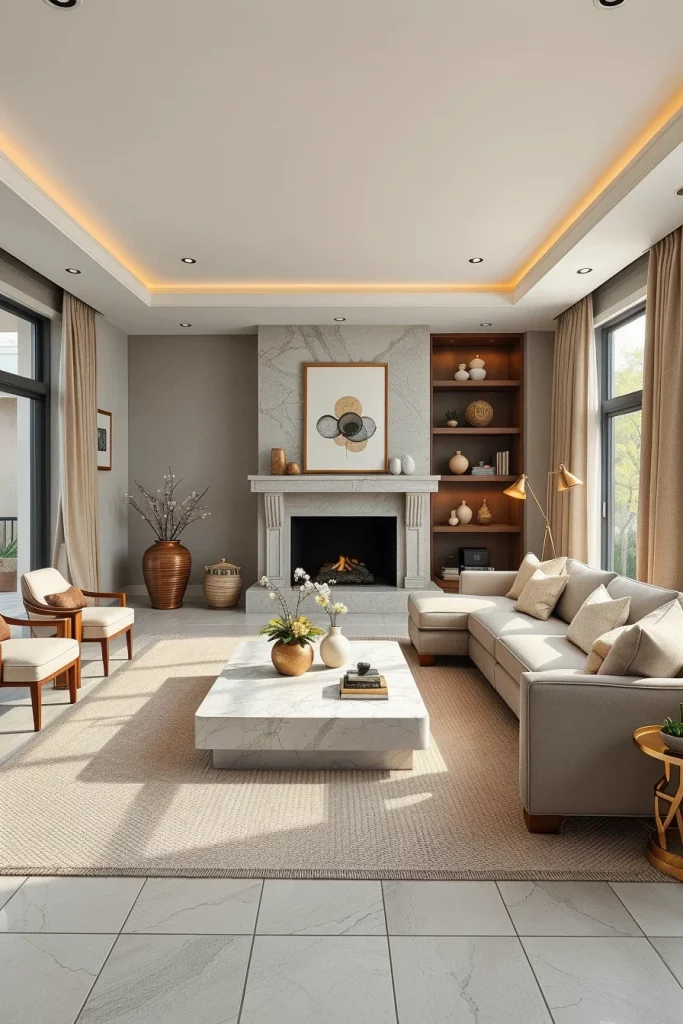 54 Neutral Living Room Decorating Ideas Inspiration