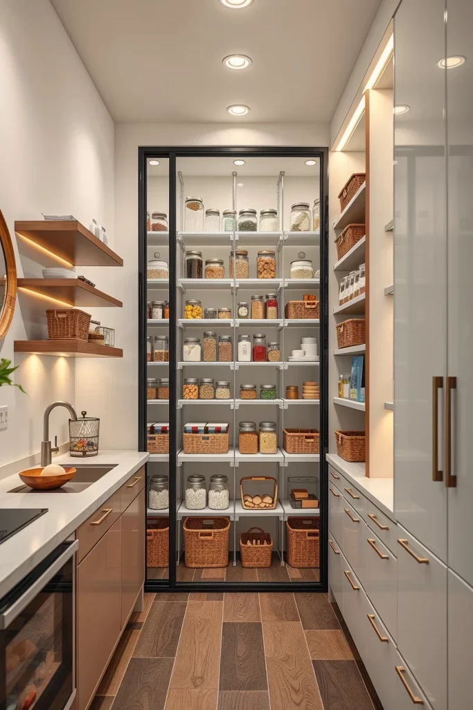 58 Modern Small Pantry Design Ideas To Maximize Style And Storage