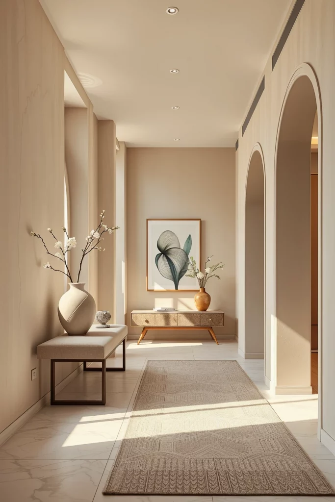 54 Minimalist Hallway Interior Design Ideas For A Stylish And Sculptural Entryway