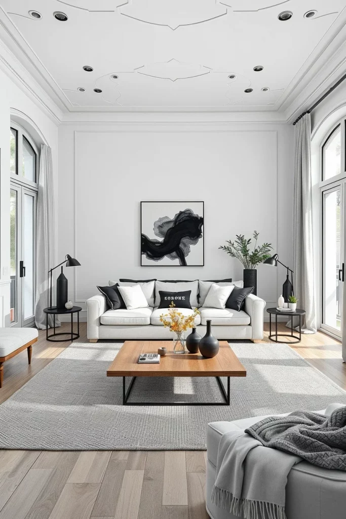 58 Black And White Living Room Ideas To Create A Timeless And Stylish Space