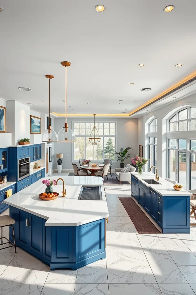 54 Blue White Kitchen Layout Inspiration Ideas For A Stylish And Timeless Home