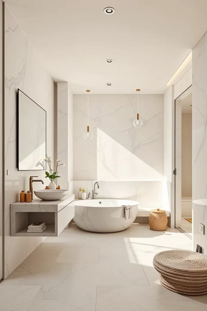 58 Sculptural And Artistic Modern Bathroom Ideas For A Gallery-Inspired Home