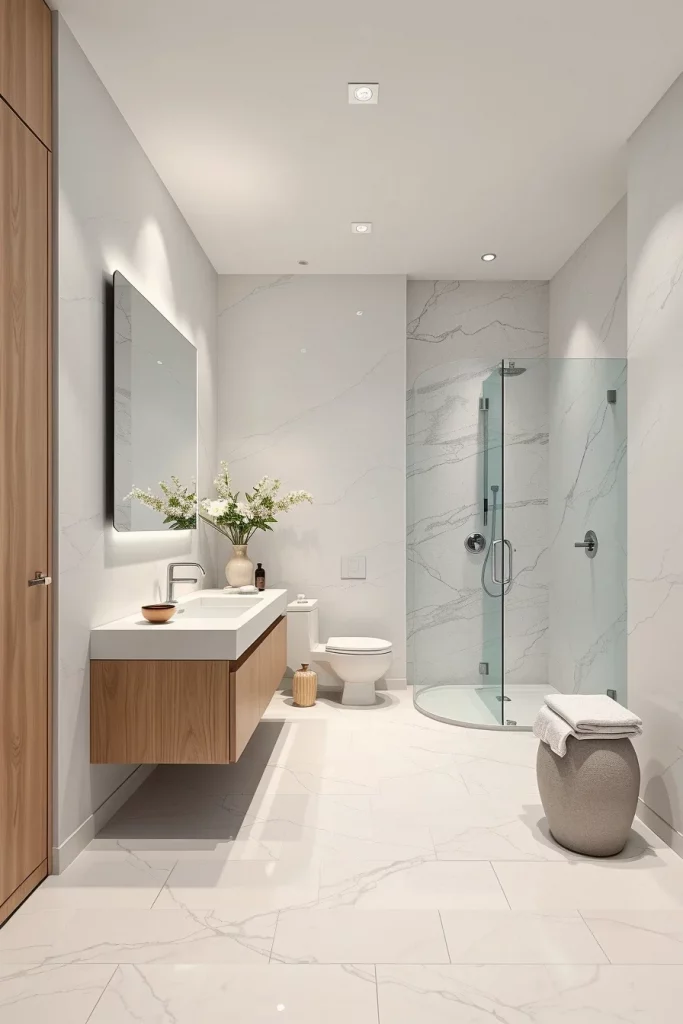 54 Minimalist Bathroom Interior Design Inspiration For A Stylish And Modern Home