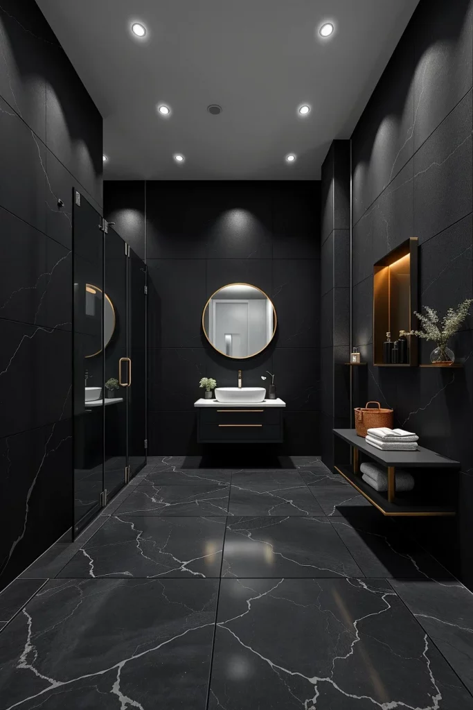 60 Luxury Black Bathroom Styling Ideas For A Sophisticated And Elegant Space