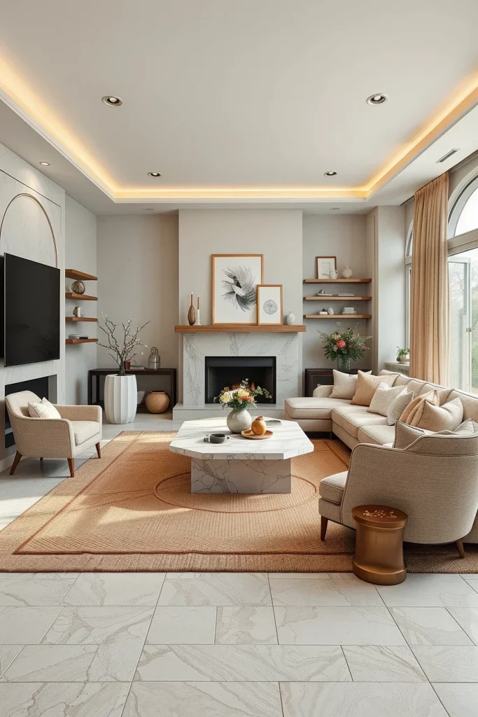54 Neutral Living Room Decorating Ideas Inspiration