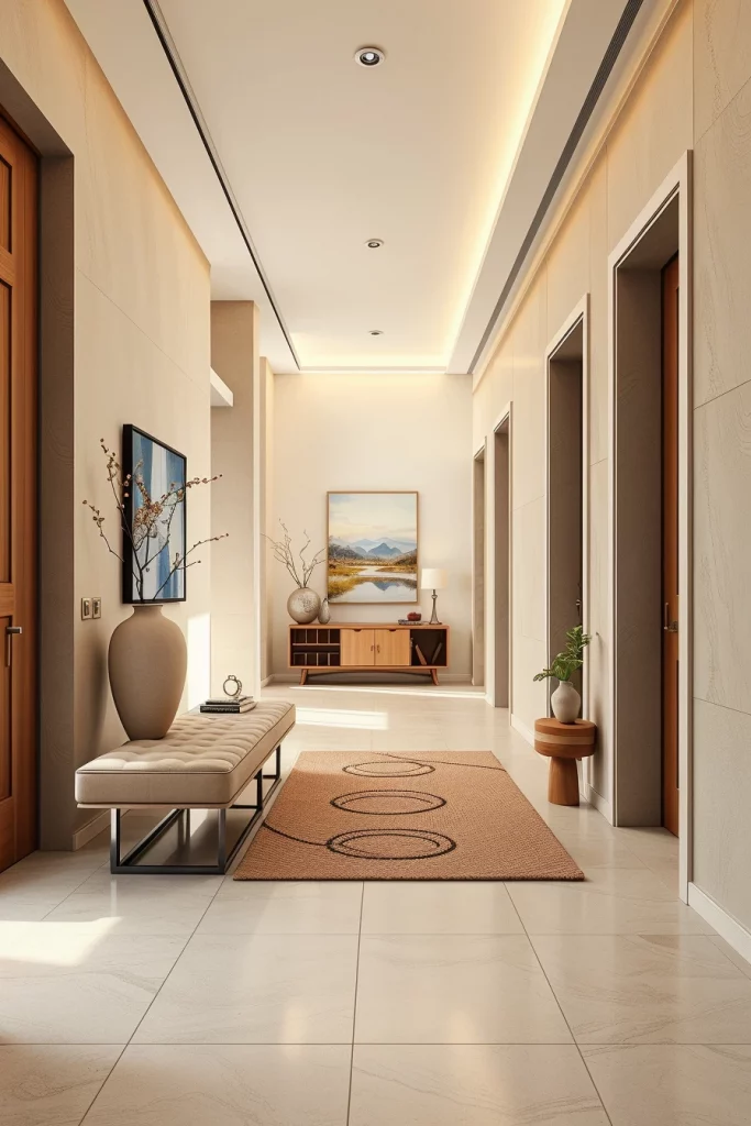 54 Minimalist Hallway Interior Design Ideas For A Stylish And Sculptural Entryway
