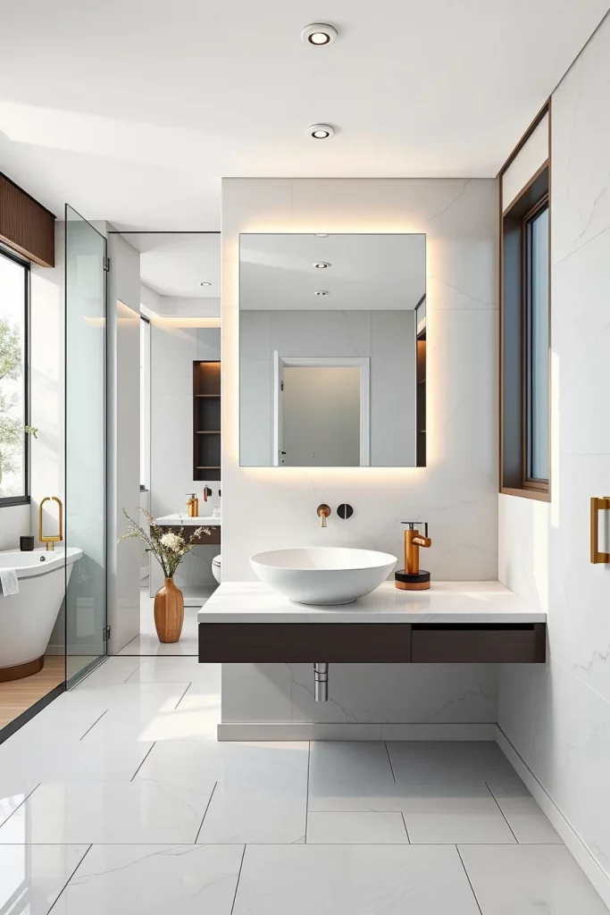 54 Simple Bathroom Design Ideas For A Stylish And Functional Space