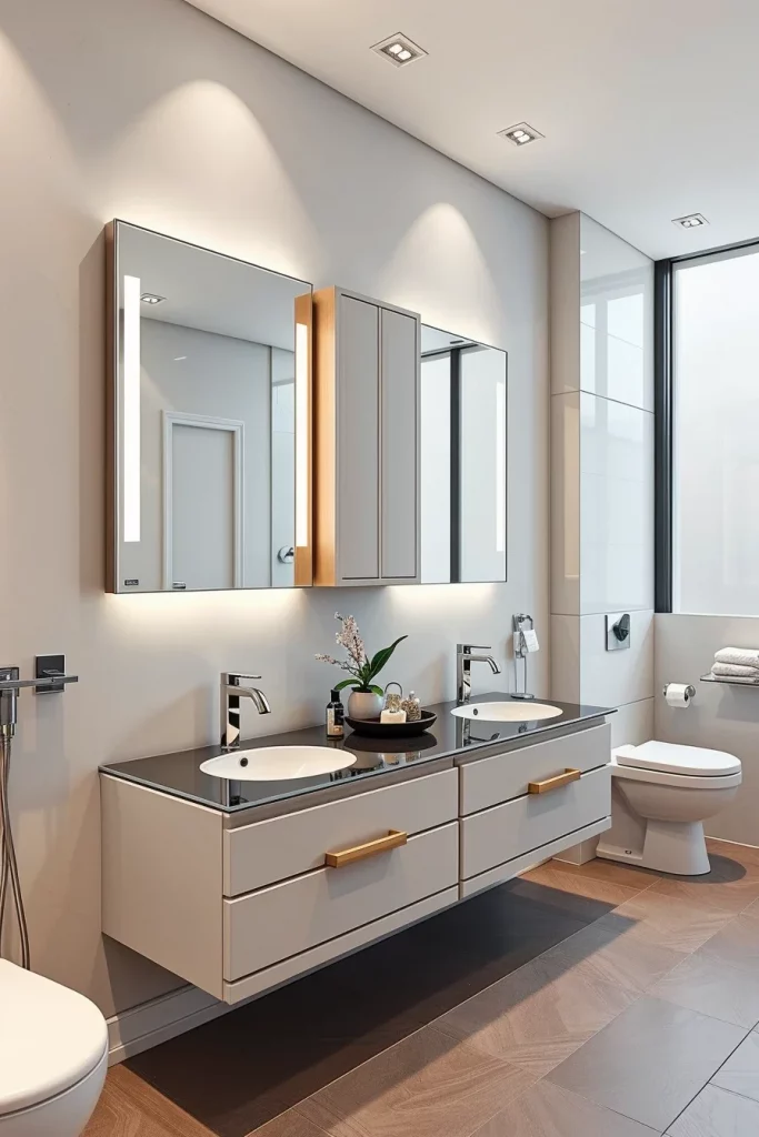 51 Space-Saving Bathroom Ideas To Maximize Style And Storage