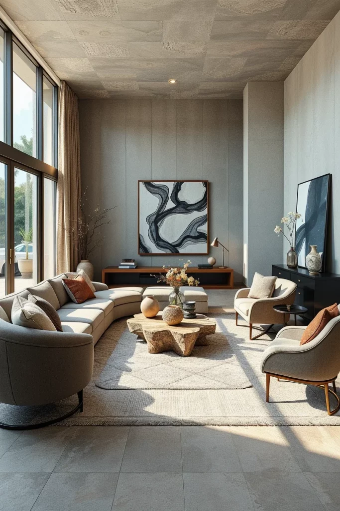 59 Textured Modern Living Room Ideas For A Stylish And Cozy Home