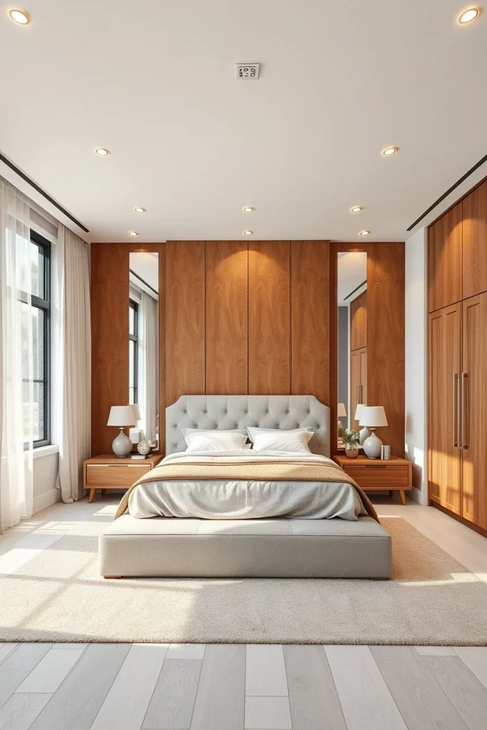 54 White And Wood Tone Bedroom Ideas For A Warm And Modern Retreat