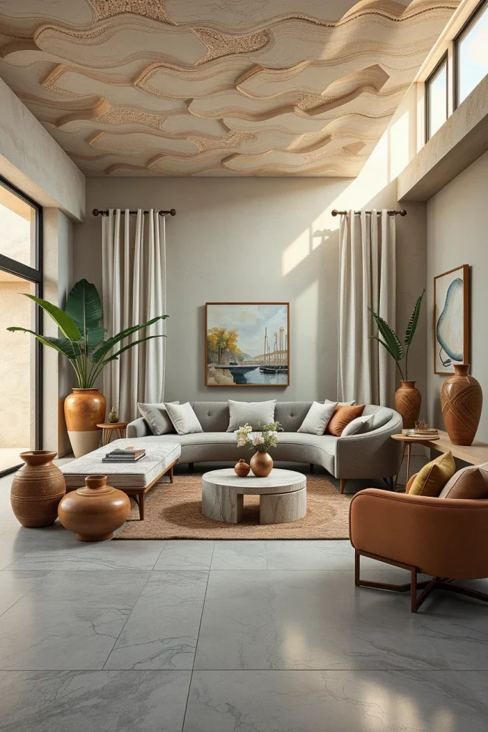60 Sculptural And Artistic Modern Living Room Ideas For A Gallery-Inspired Home