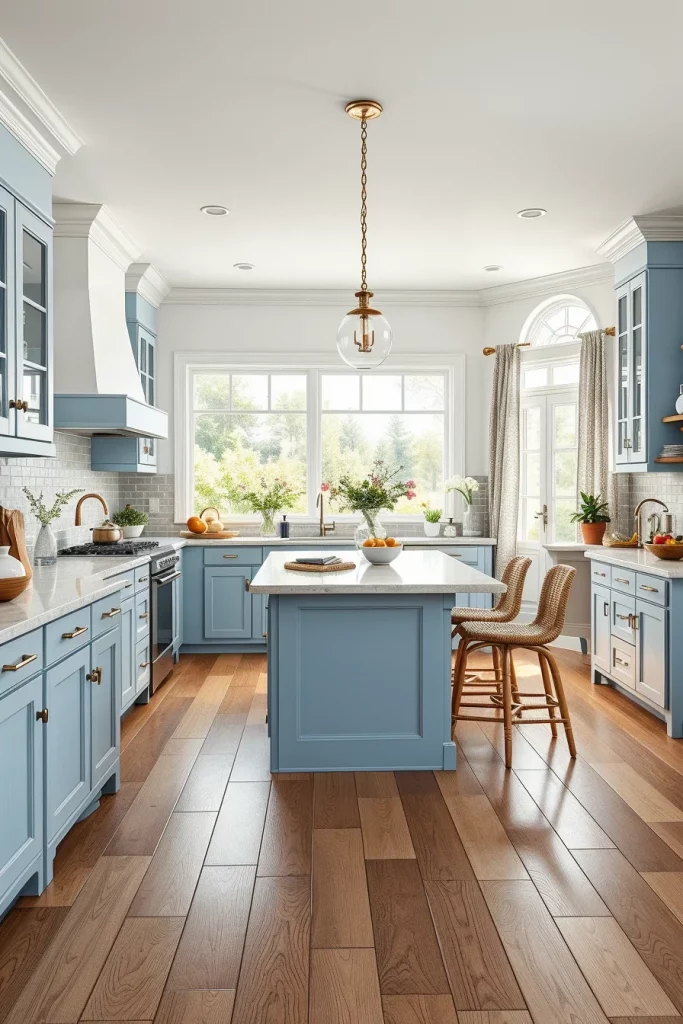 55 Blue Kitchen Cabinet Color Ideas for a Beautiful and Stylish Kitchen