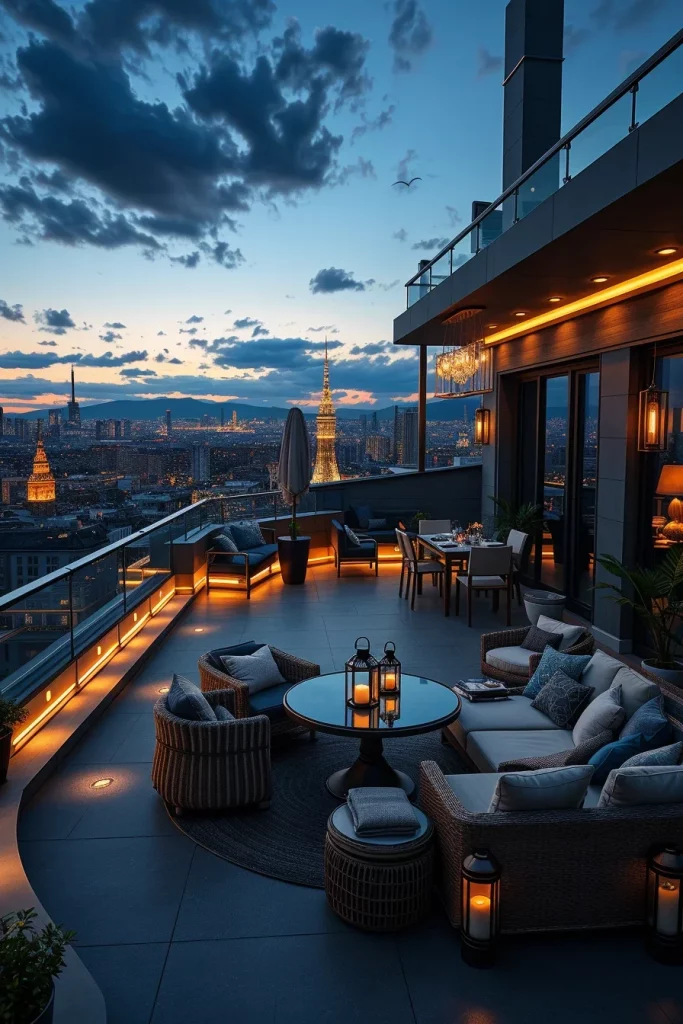 57 Luxury Penthouse Terrace Ideas For Elegant Outdoor Living