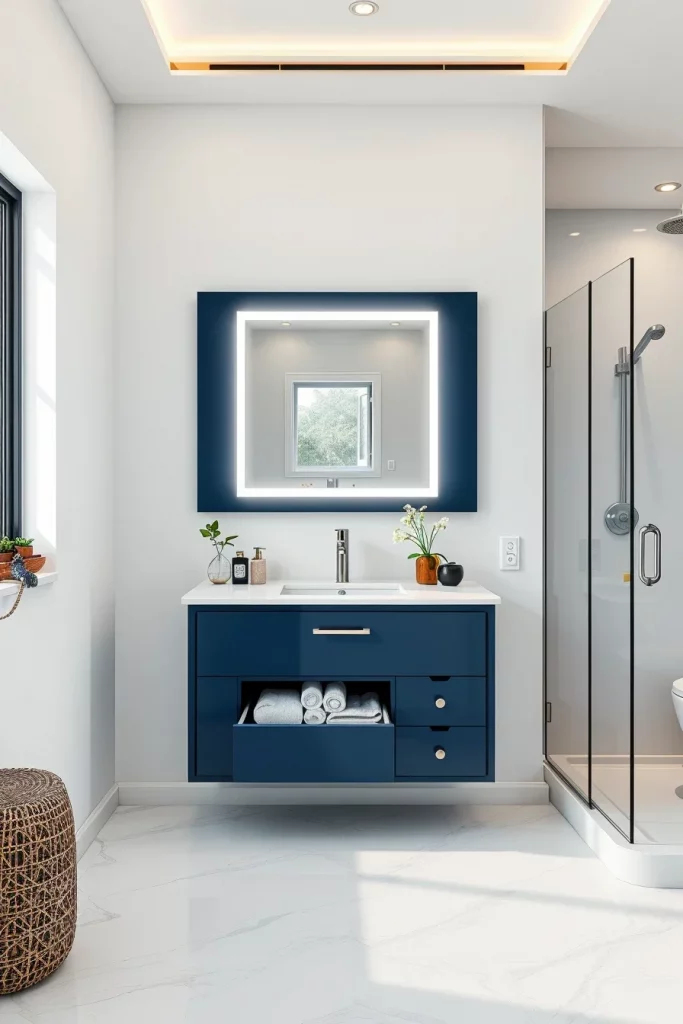 59 Blue And White Bathroom Decor Ideas For A Stylish And Timeless Space