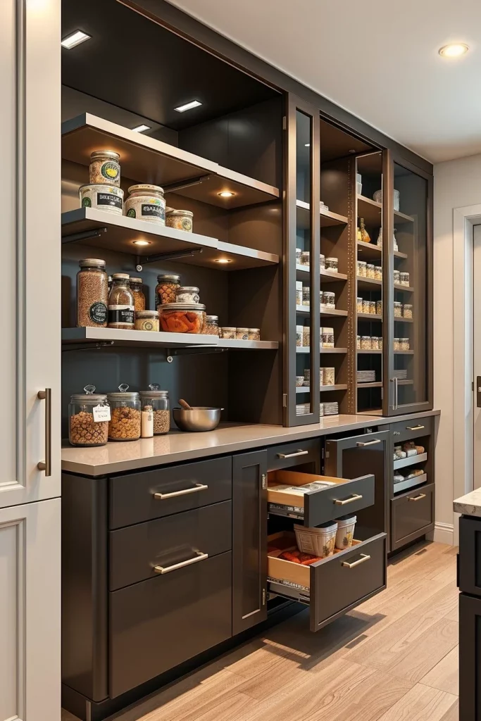 55 Modern Pantry Shelving Ideas For A Stylish And Organized Kitchen