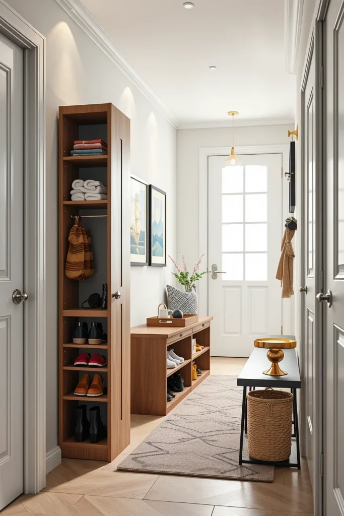 54 Small Hallway Makeover Ideas Budget That Transform Tiny Entryways