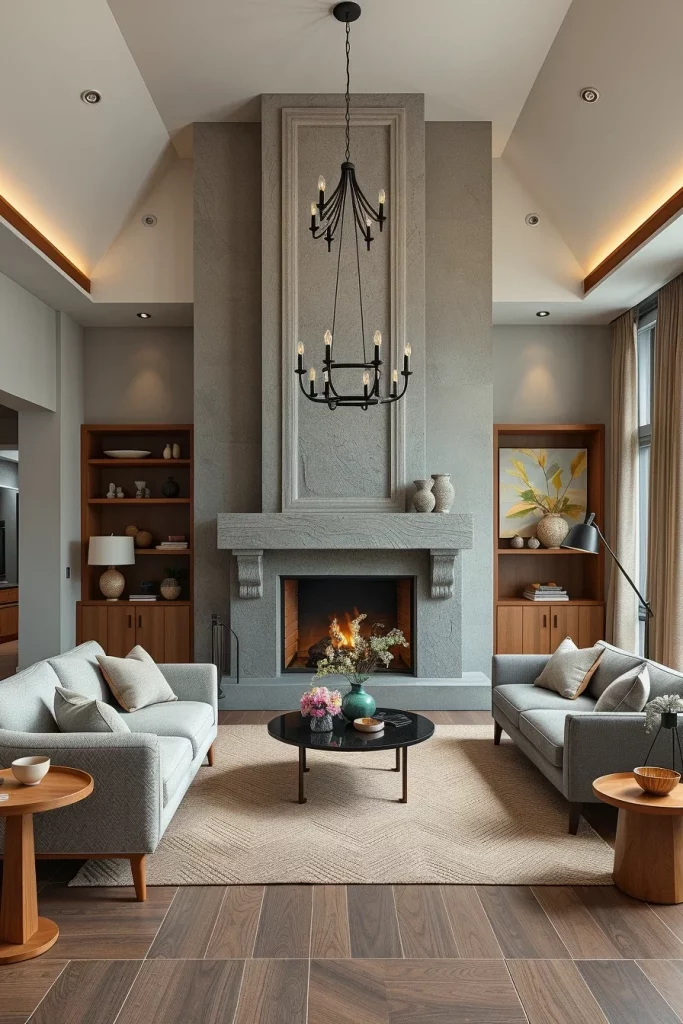 56 Statement Fireplace Living Room Ideas To Create A Stunning Focal Point