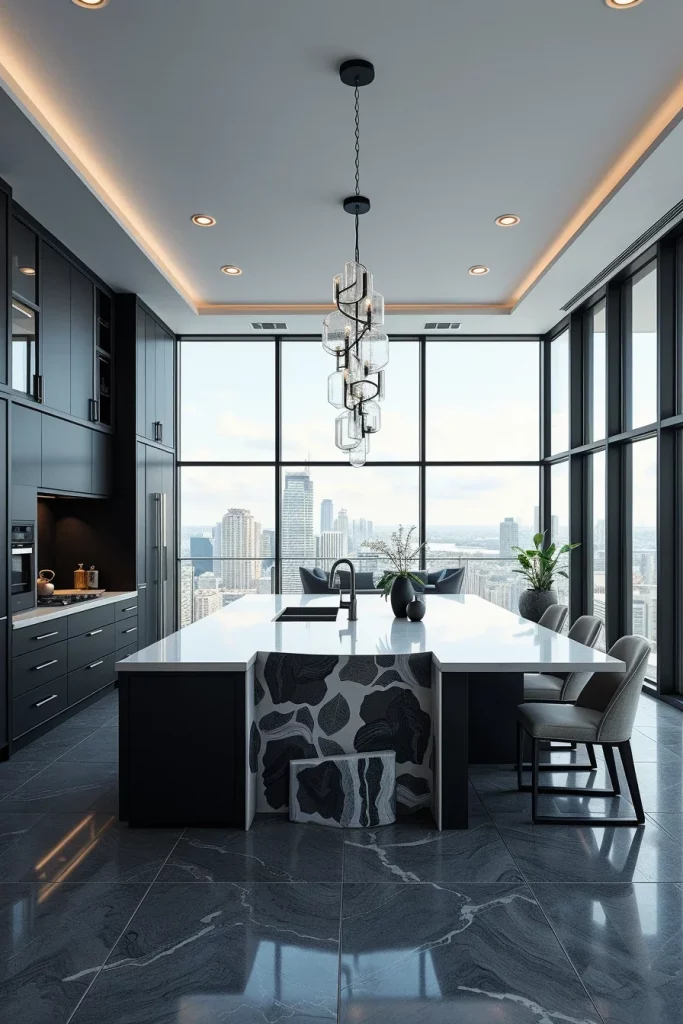 55 Luxury Penthouse Kitchen Ideas For A Sophisticated Modern Home