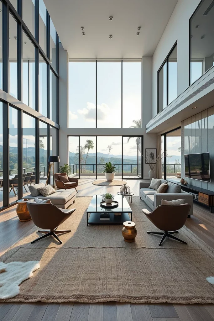 52 Floor-To-Ceiling Windows Living Room Ideas For A Bright And Modern Home