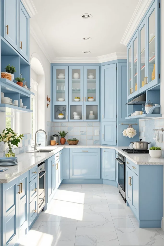 54 Blue White Kitchen Layout Inspiration Ideas For A Stylish And Timeless Home
