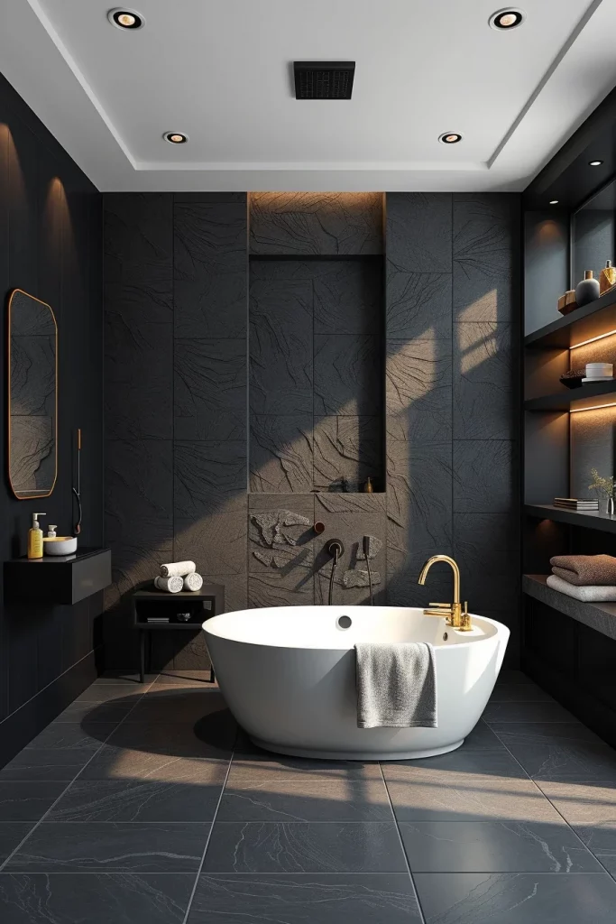 60 Luxury Black Bathroom Styling Ideas For A Sophisticated And Elegant Space