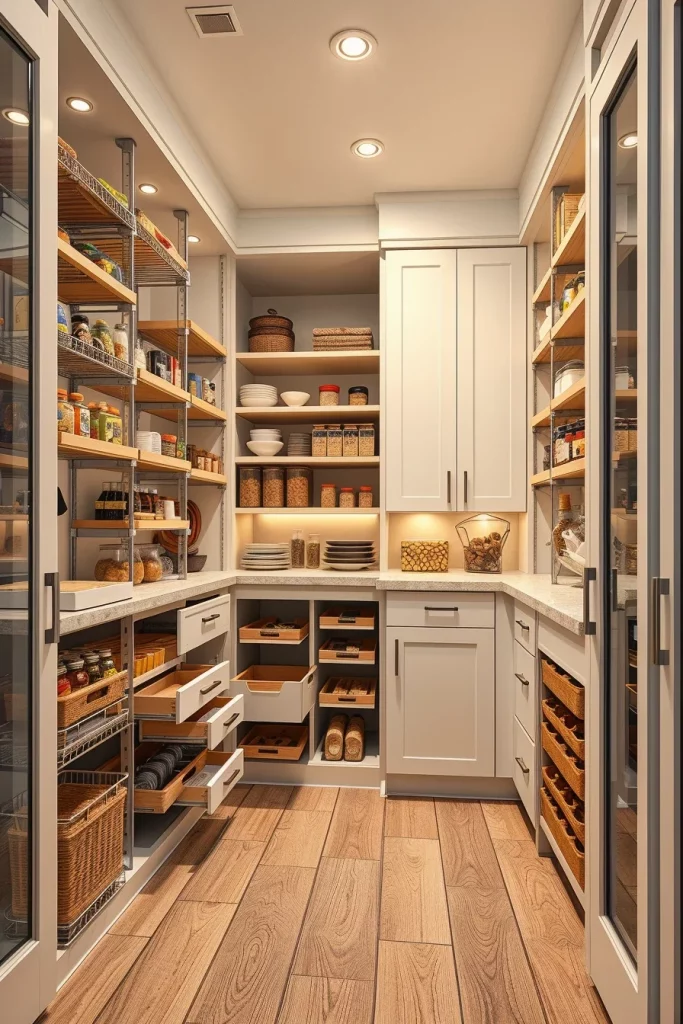 58 Modern Small Pantry Design Ideas To Maximize Style And Storage