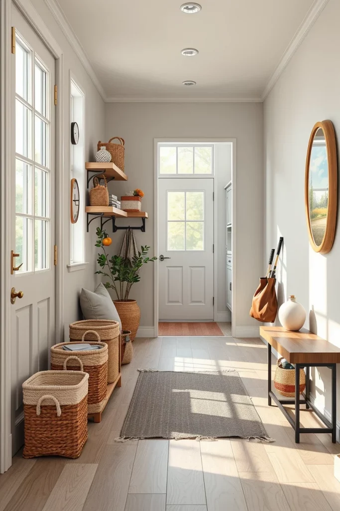 54 Small Hallway Makeover Ideas Budget That Transform Tiny Entryways
