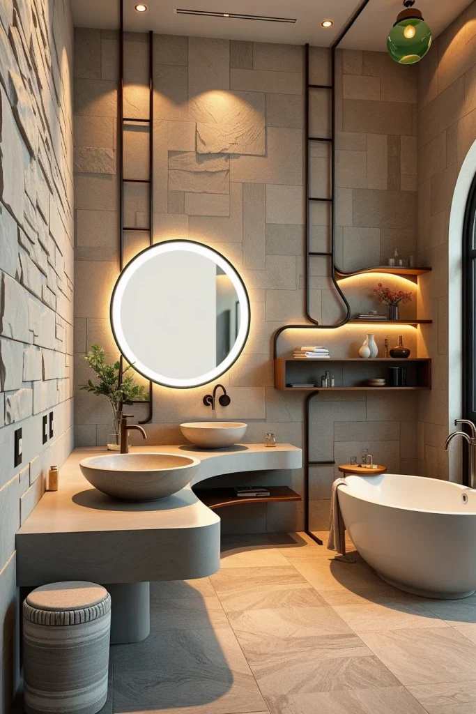 59 Textured Stone Bathroom Ideas For A Stylish And Timeless Space