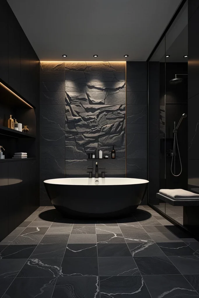60 Luxury Black Bathroom Styling Ideas For A Sophisticated And Elegant Space