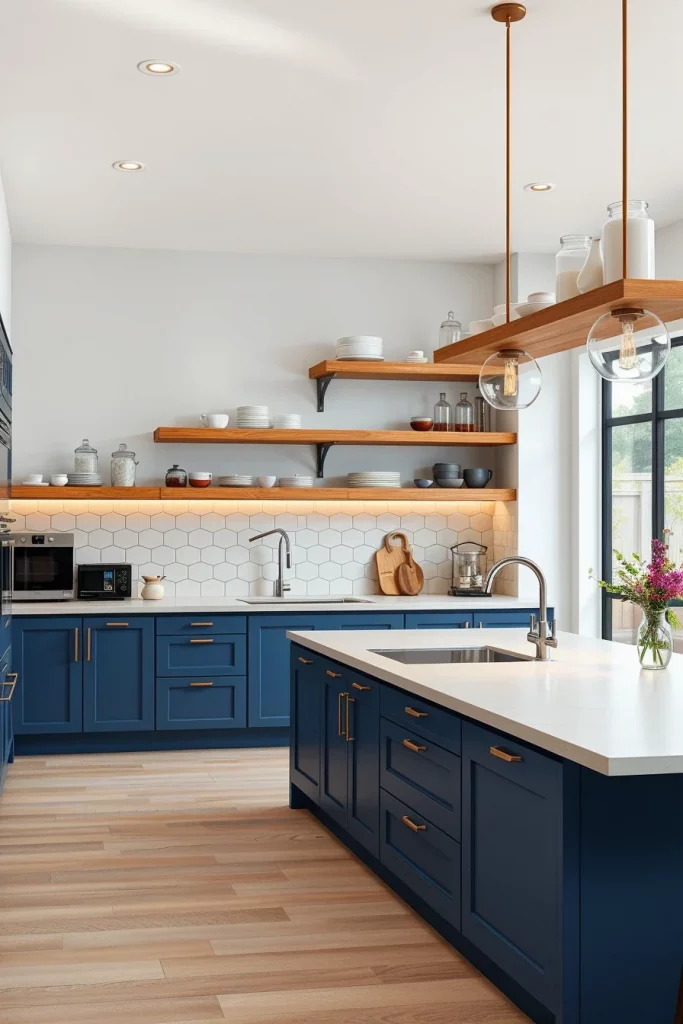 55 Blue Kitchen Cabinet Color Ideas for a Beautiful and Stylish Kitchen