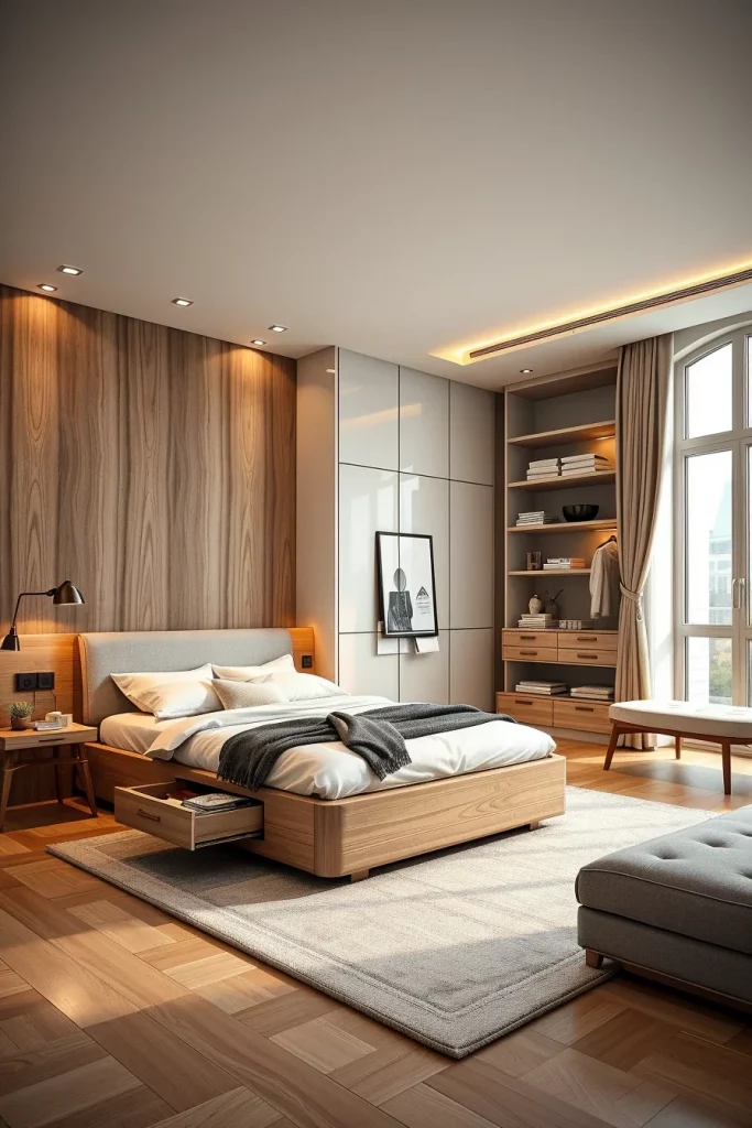 50 Space-Saving Bedroom Ideas To Maximize Style And Storage