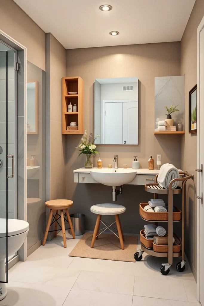 51 Space-Saving Bathroom Ideas To Maximize Style And Storage