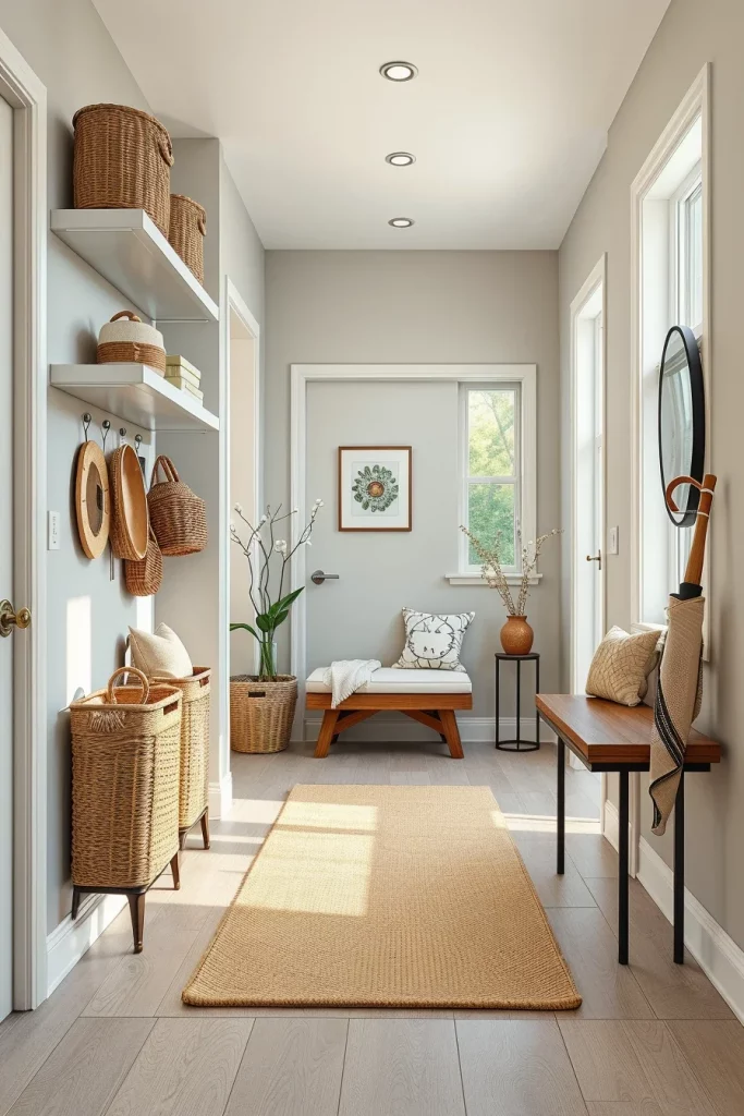54 Small Hallway Makeover Ideas Budget That Transform Tiny Entryways