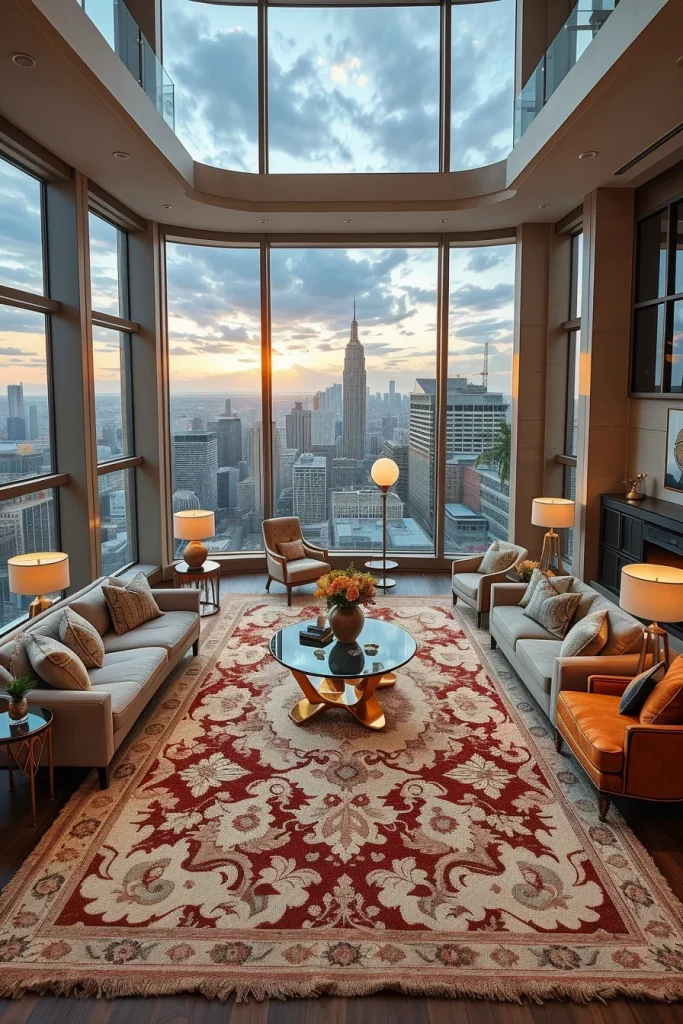 55 Luxury Penthouse Living Room Ideas For Sophisticated Modern Interiors