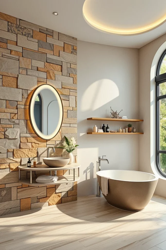 59 Textured Stone Bathroom Ideas For A Stylish And Timeless Space