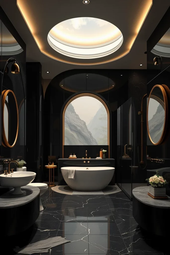 60 Luxury Black Bathroom Styling Ideas For A Sophisticated And Elegant Space
