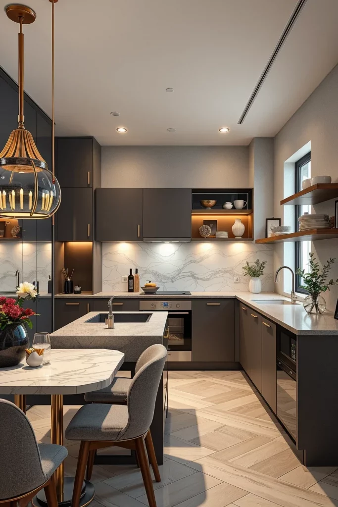 56 Small Apartment Kitchen Decorating Ideas Modern For Stylish And Functional Spaces