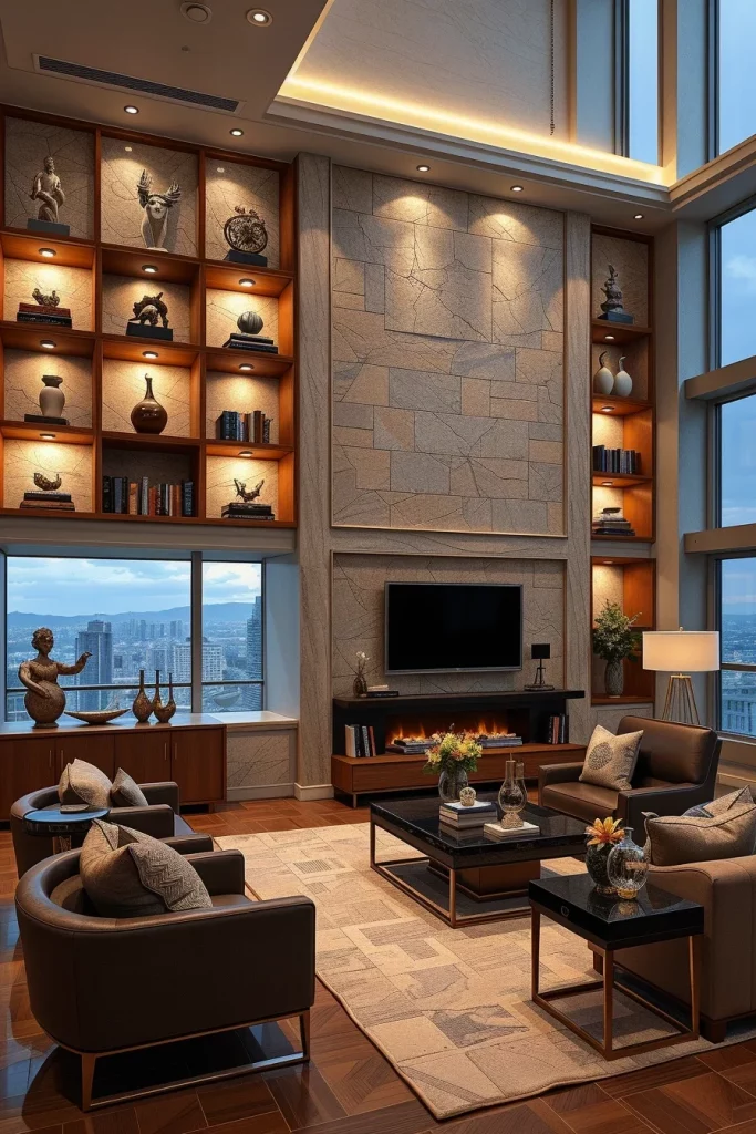 55 Luxury Penthouse Living Room Ideas For Sophisticated Modern Interiors