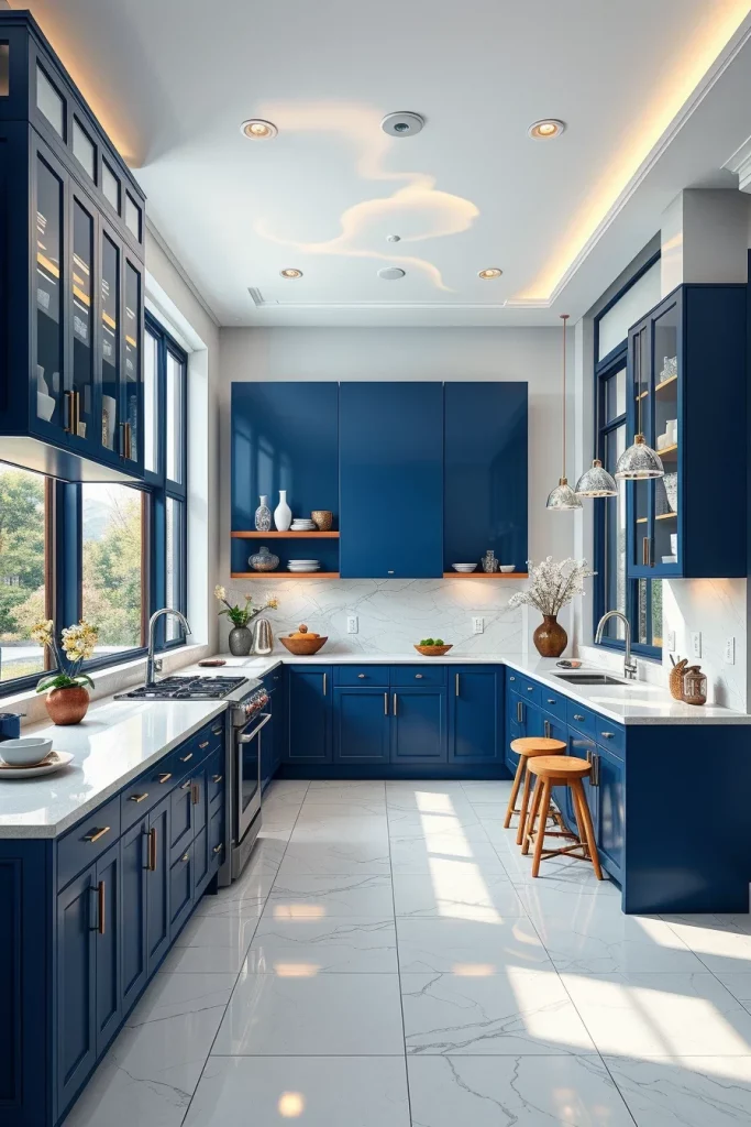 54 Blue White Kitchen Layout Inspiration Ideas For A Stylish And Timeless Home
