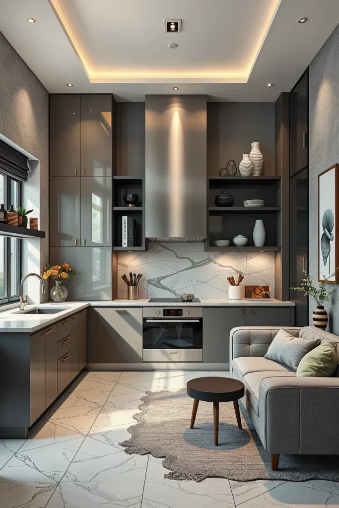 56 Small Apartment Kitchen Decorating Ideas Modern For Stylish And Functional Spaces