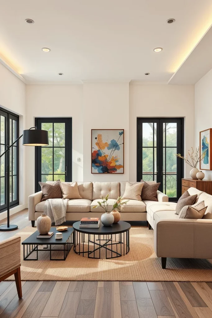 54 Neutral Living Room Decorating Ideas Inspiration