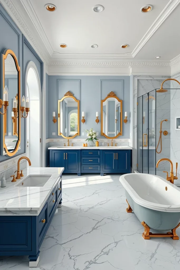 59 Blue And White Bathroom Decor Ideas For A Stylish And Timeless Space
