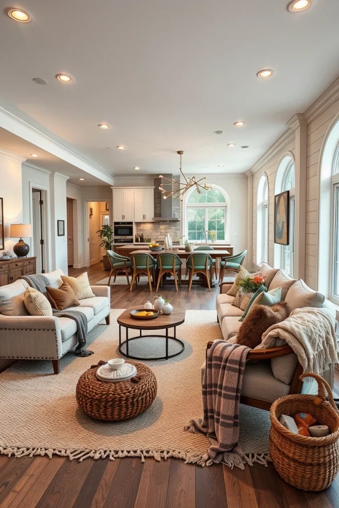 56 Open Concept Living Room Ideas For A Stylish And Spacious Home