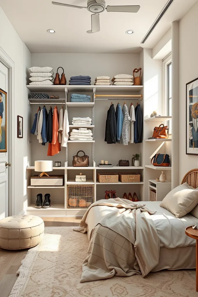 57 Small Bedroom Closet Organization Solutions To Maximize Every Inch Of Space