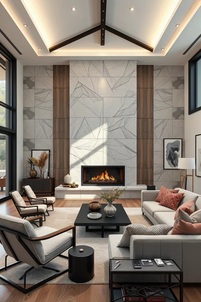 56 Statement Fireplace Living Room Ideas To Create A Stunning Focal Point